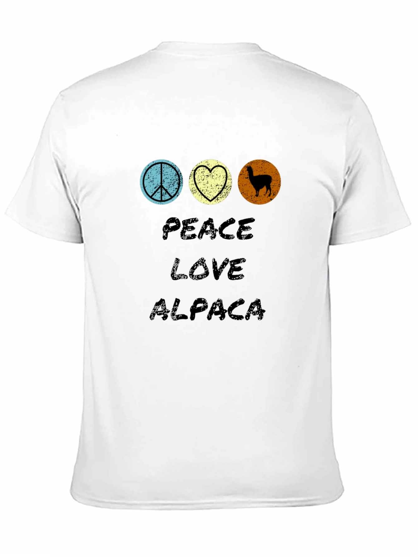 Peace Love Alpaca Graphic T-Shirt