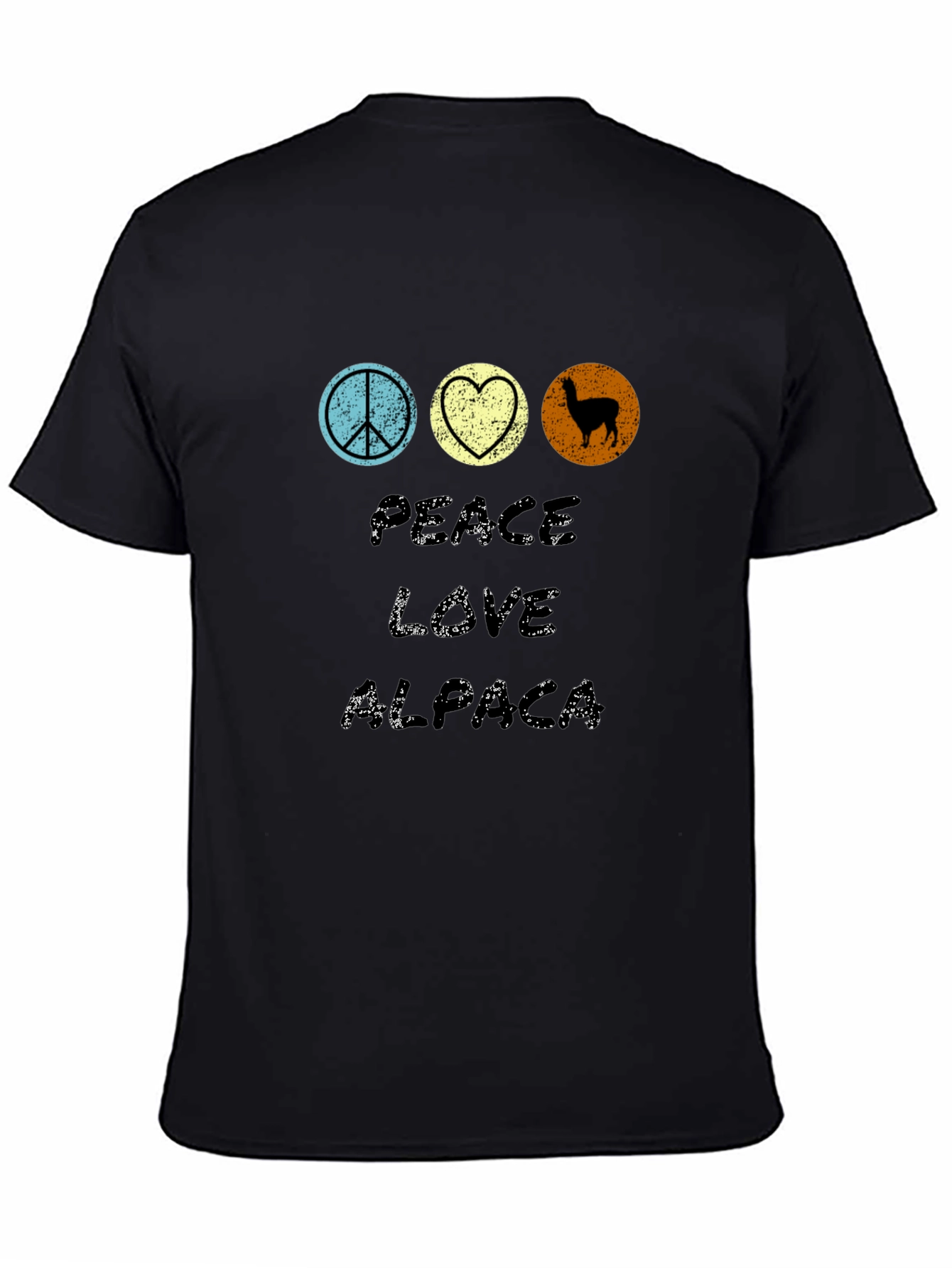 Peace Love Alpaca Graphic T-Shirt