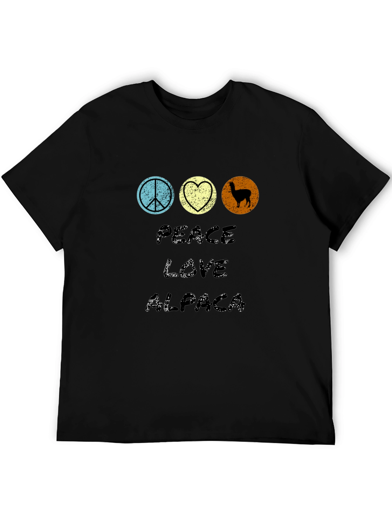Peace Love Alpaca Graphic T-Shirt