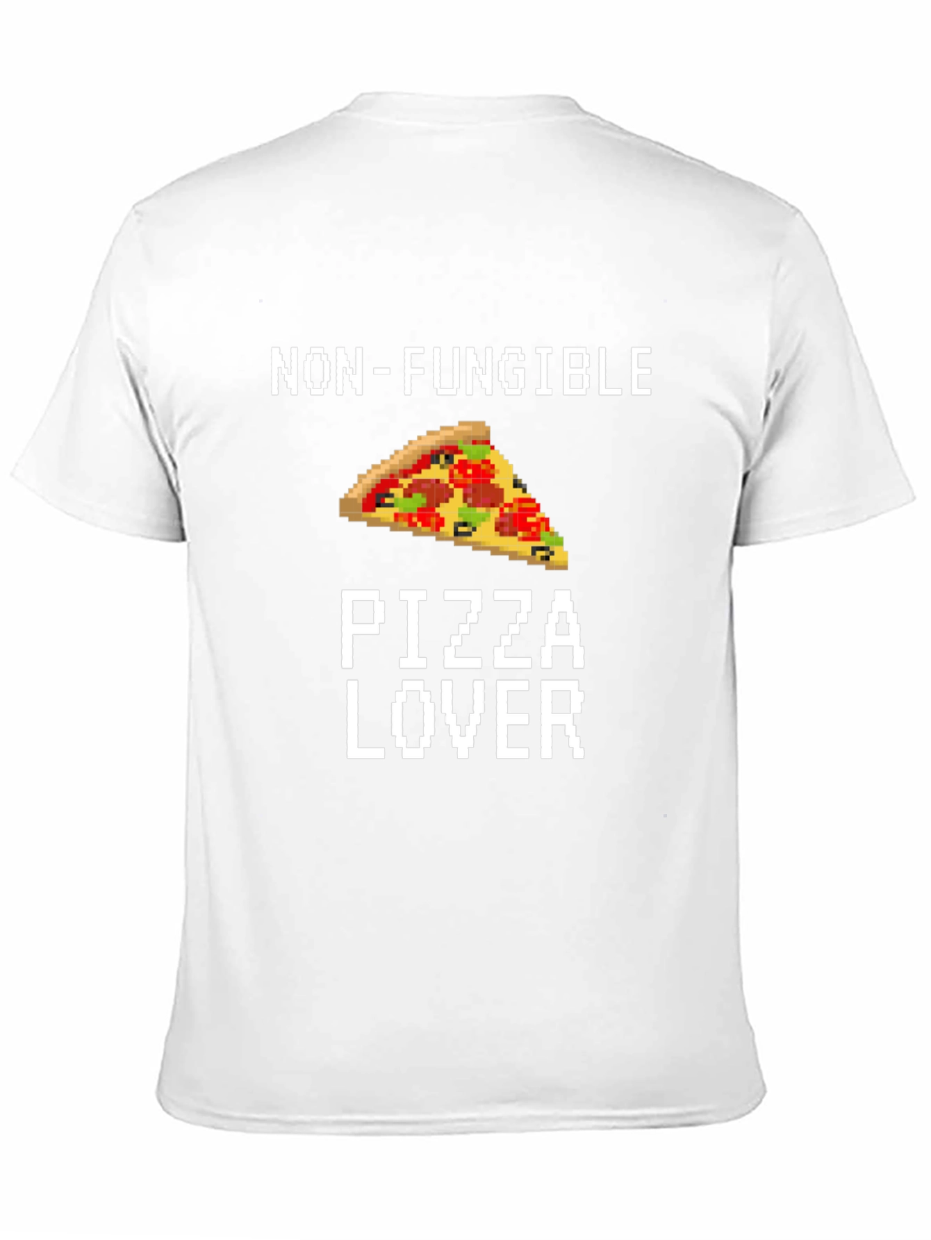 Non-Fungible Pizza Lover Graphic Tee - Black