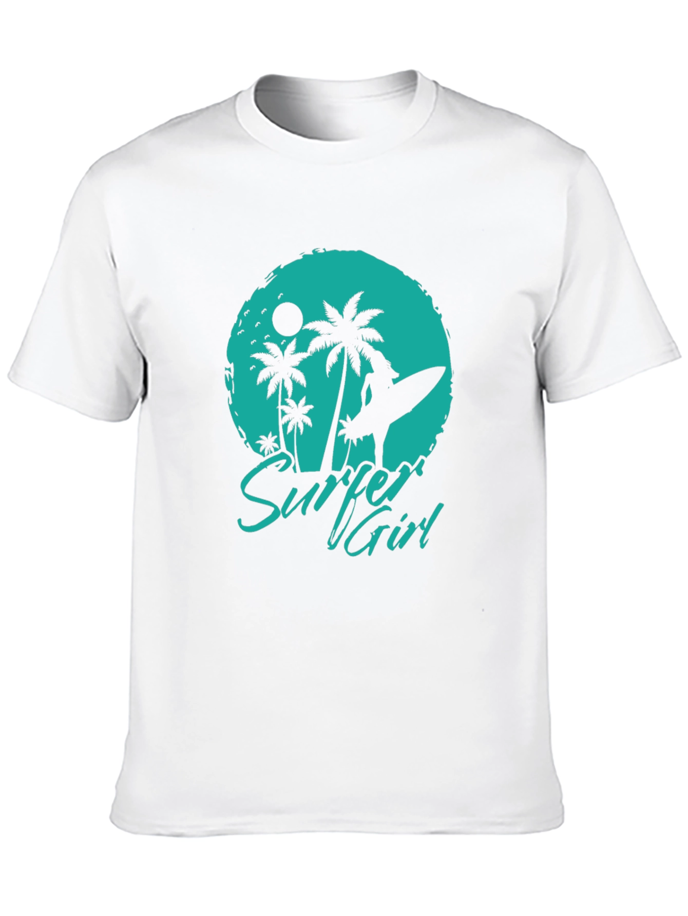 Surfer Girl Graphic Tee - Island Vibes