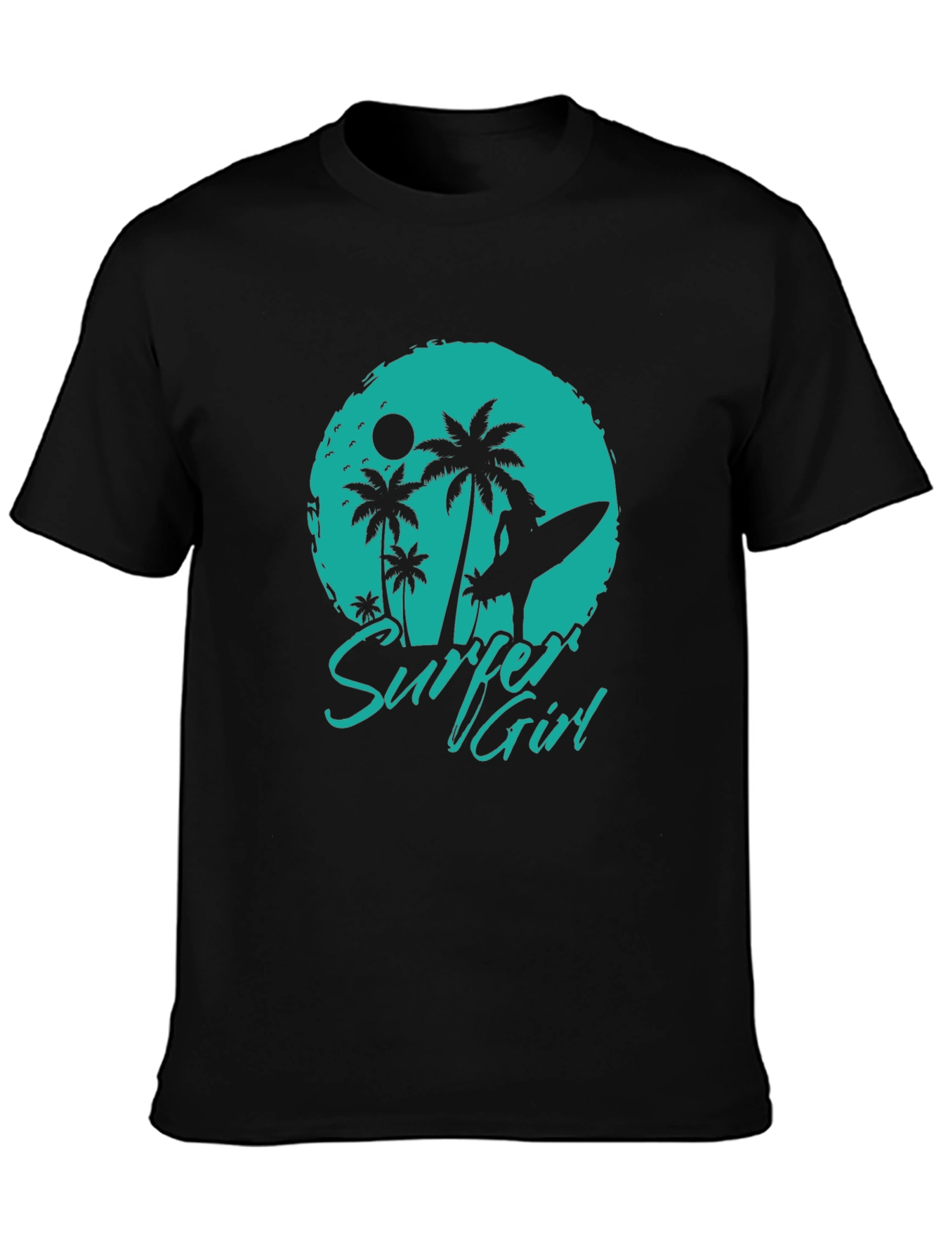 Surfer Girl Graphic Tee - Island Vibes