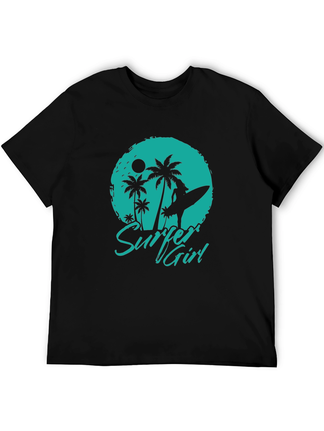 Surfer Girl Graphic Tee - Island Vibes