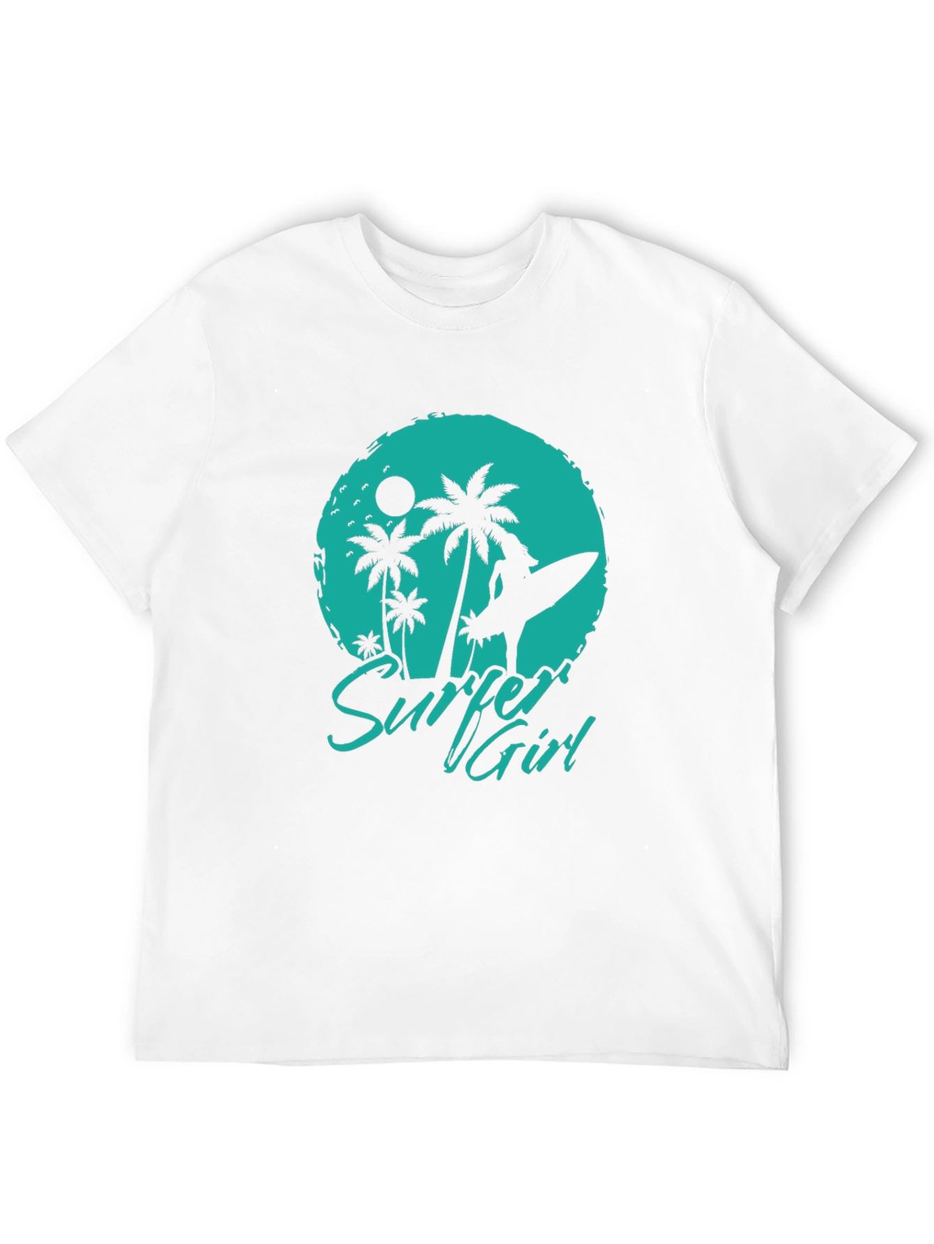 Surfer Girl Graphic Tee - Island Vibes