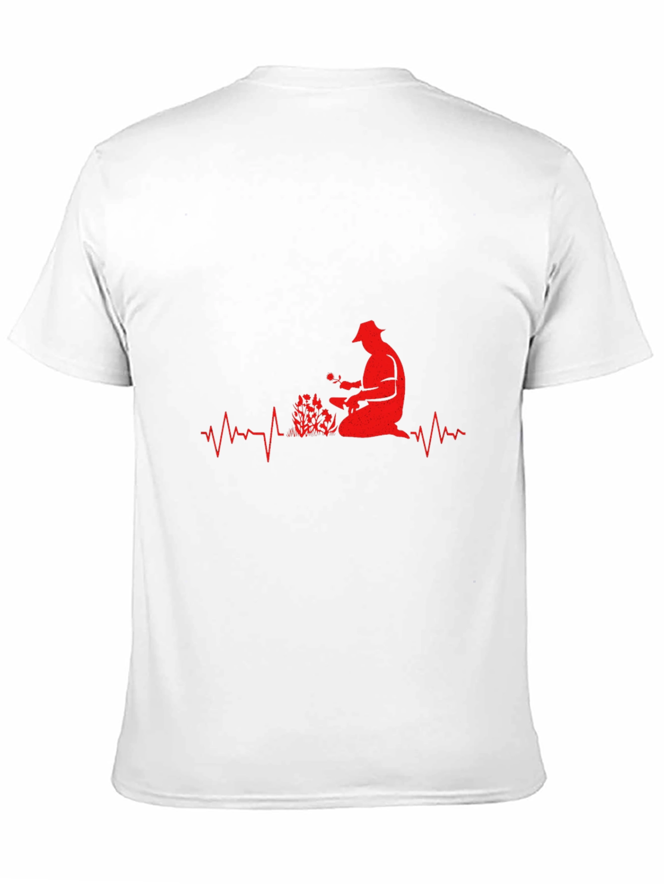 Gardener Heartbeat T-Shirt - Black Graphic Tee