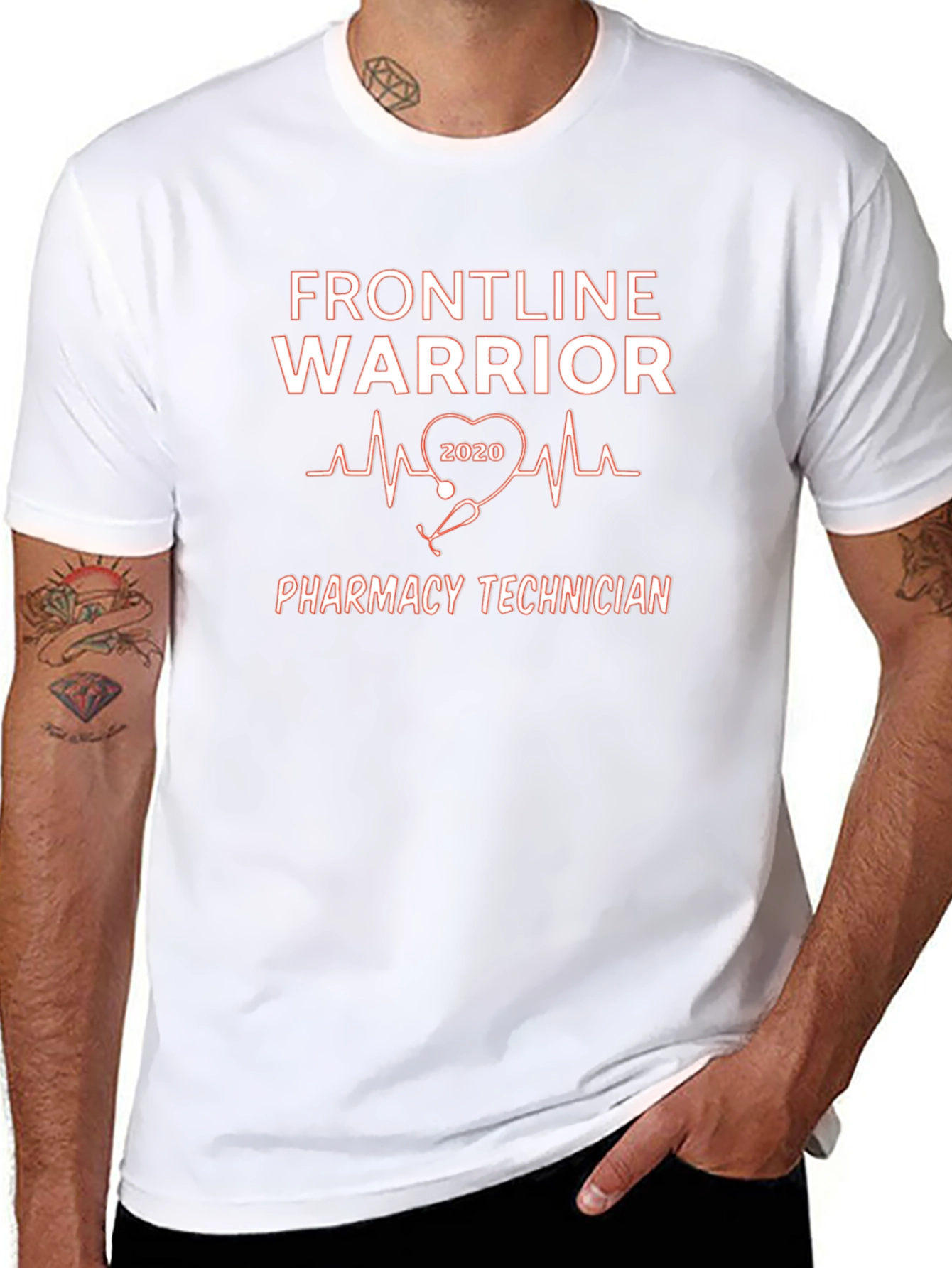 Frontline Warrior Pharmacy Technician T-Shirt
