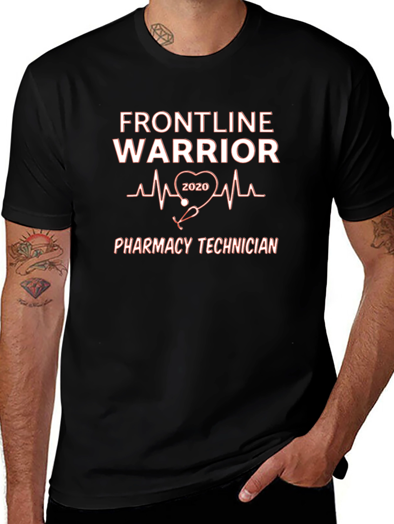 Frontline Warrior Pharmacy Technician T-Shirt