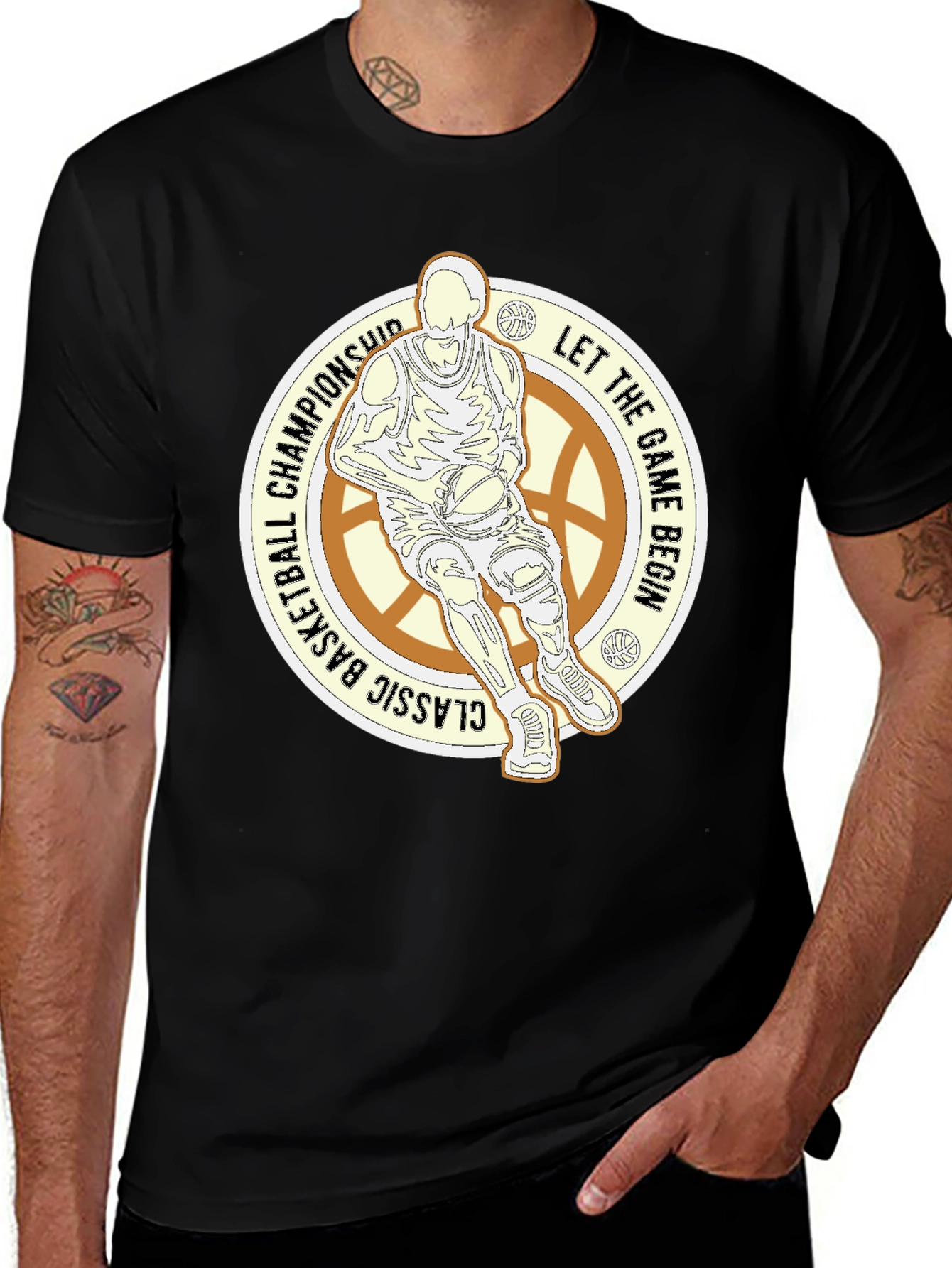 Classic Basketball Championship Graphic Tee