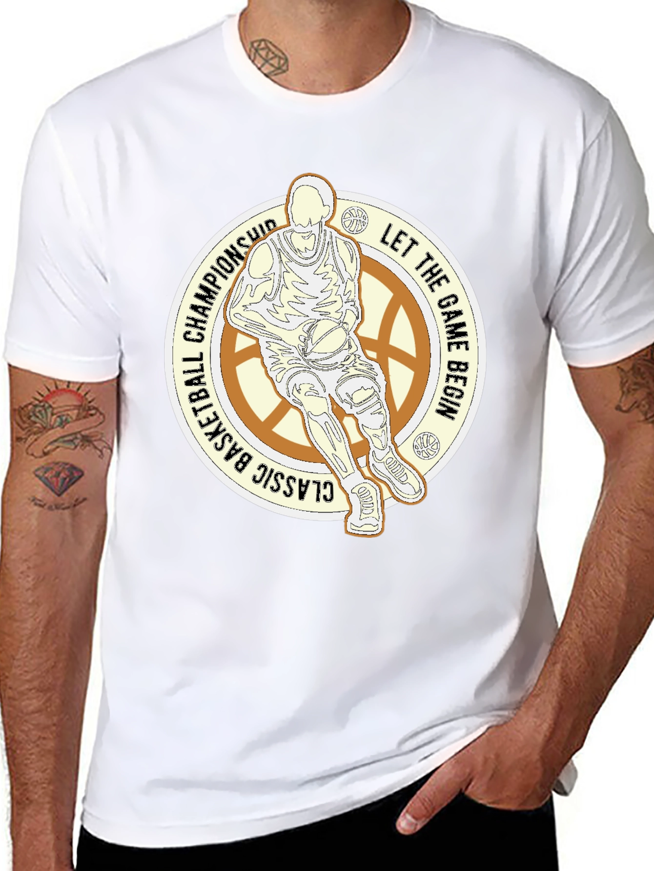 Classic Basketball Championship Graphic Tee