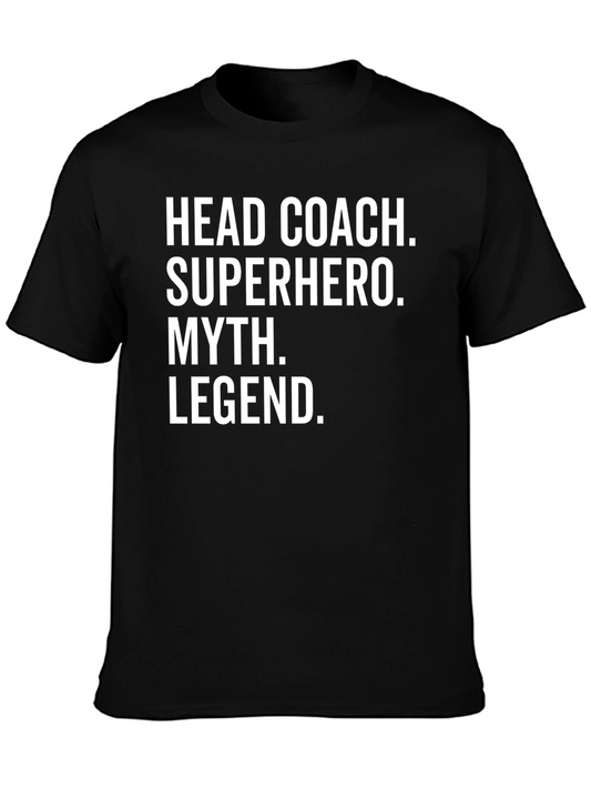 Head Coach Superhero Legend Graphic Tee