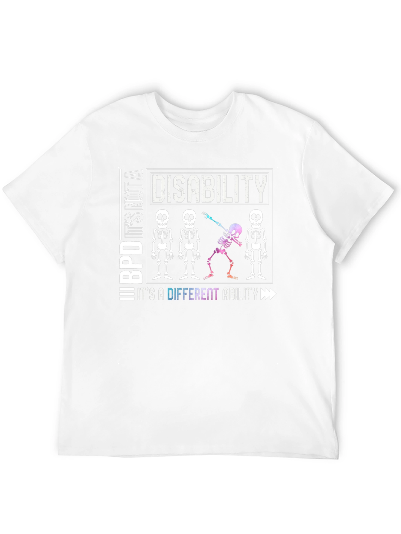 BPD Awareness Skeleton T-Shirt