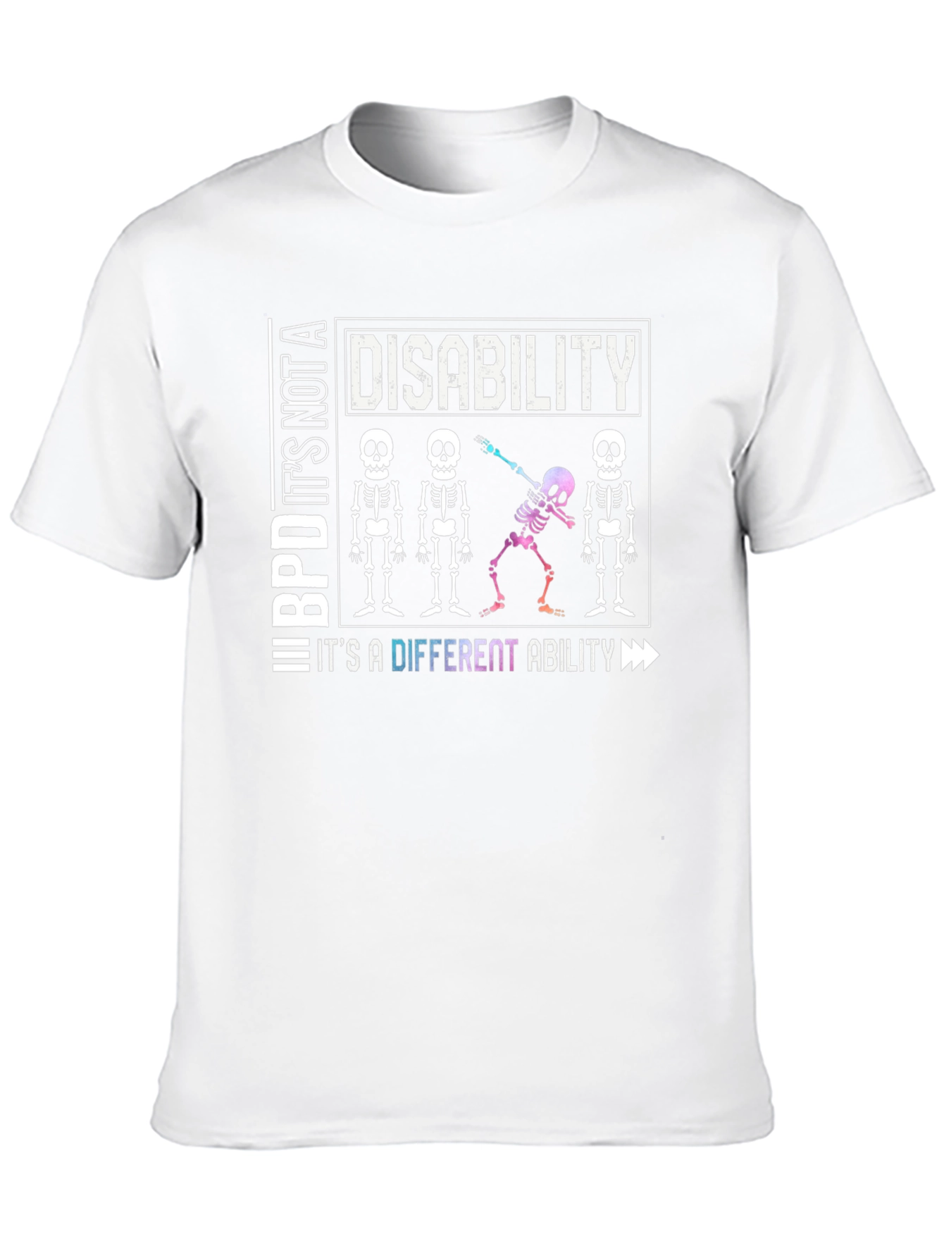 BPD Awareness Skeleton T-Shirt