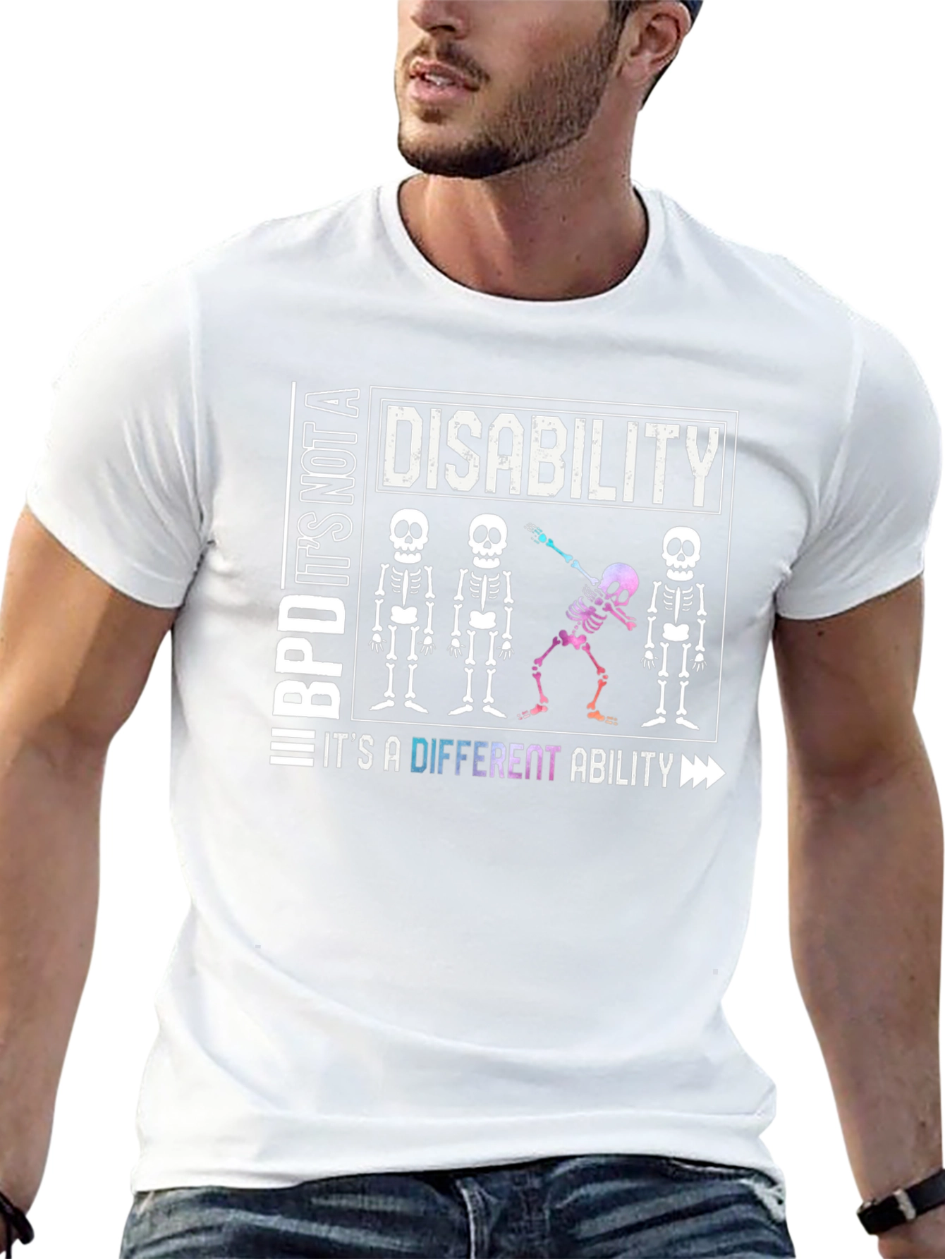 BPD Awareness Skeleton T-Shirt