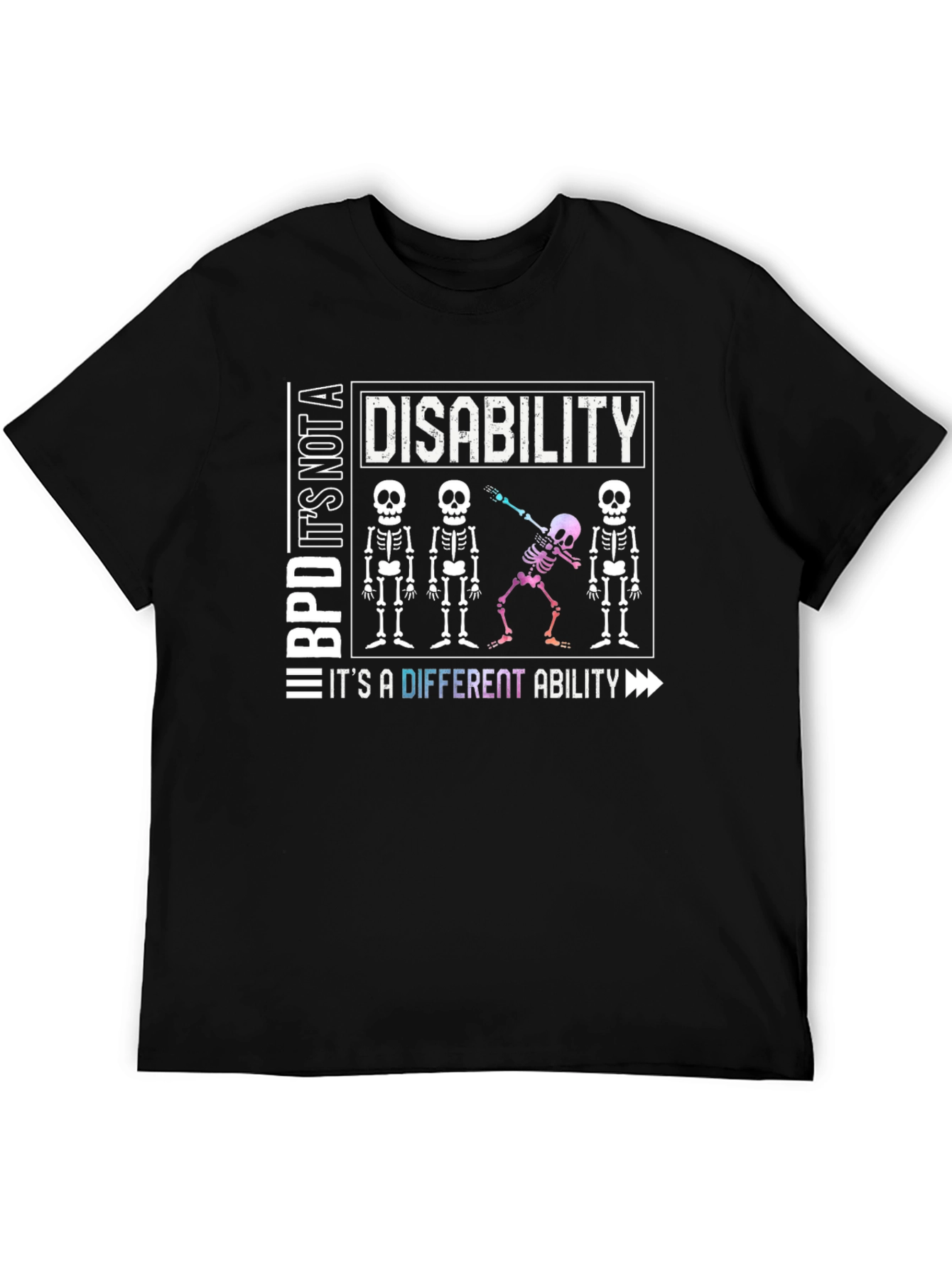 BPD Awareness Skeleton T-Shirt