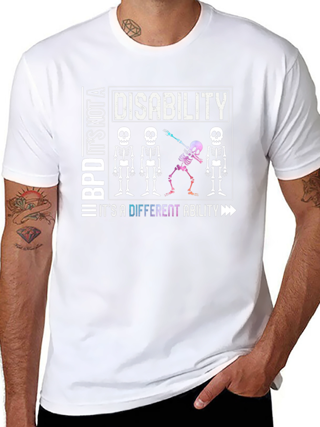 BPD Awareness Skeleton T-Shirt