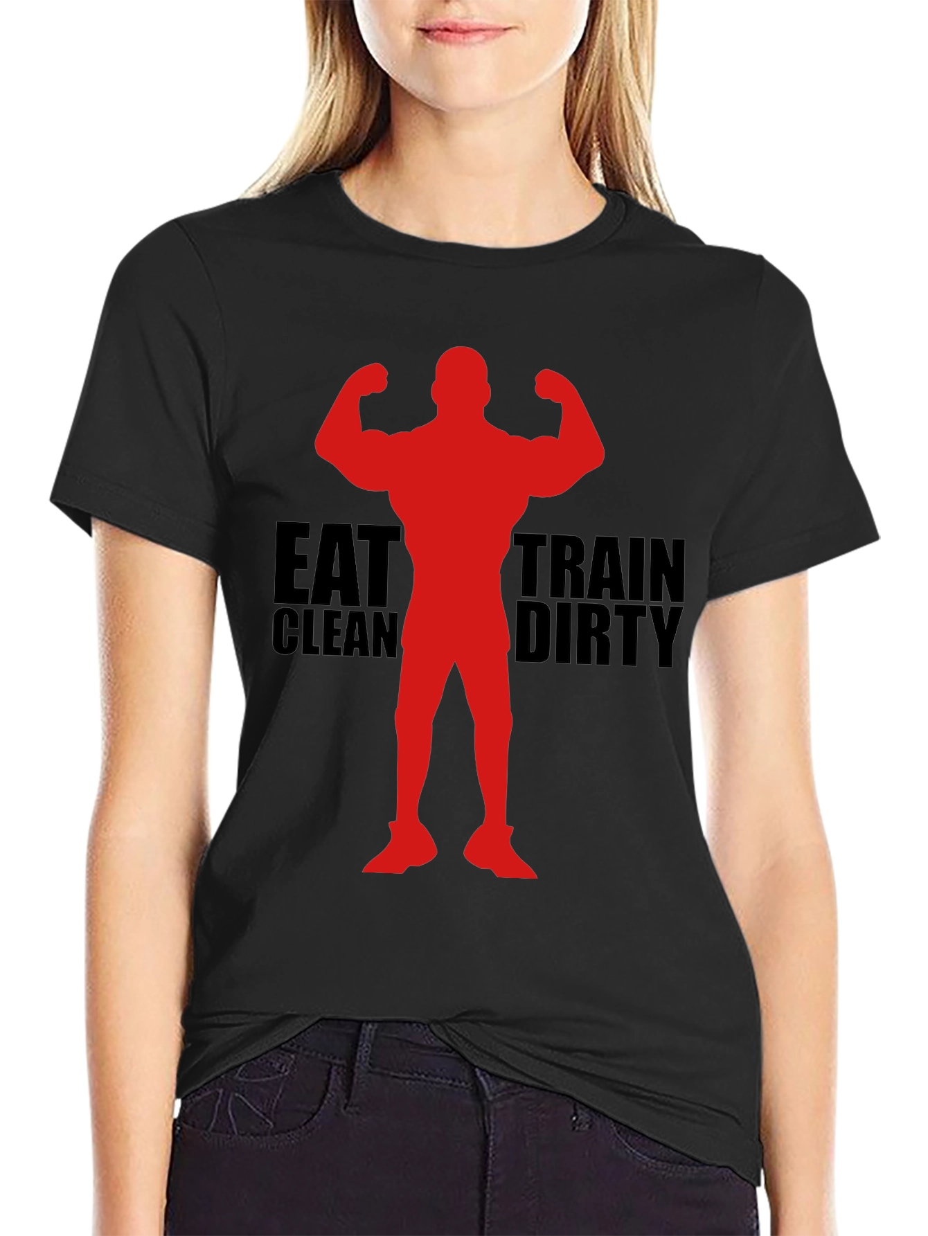 Eat Clean Train Dirty Graphic Tee