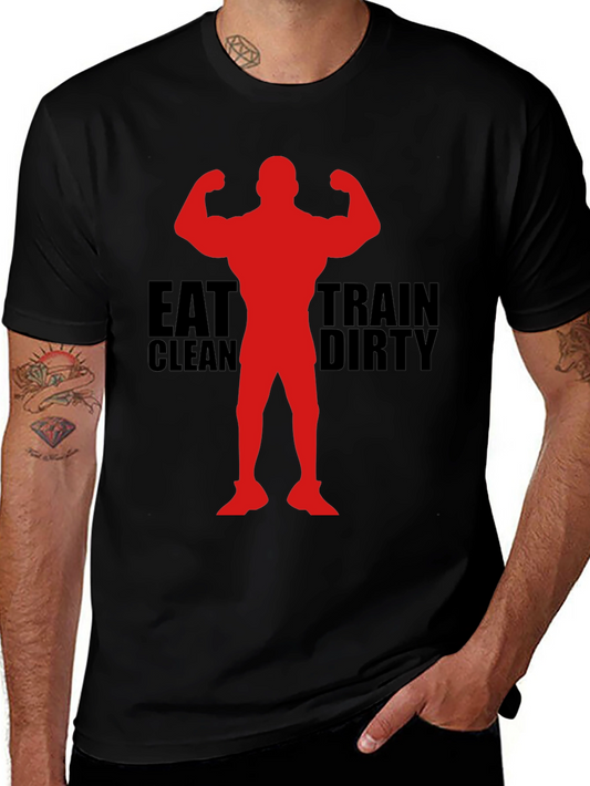 Eat Clean Train Dirty Graphic Tee