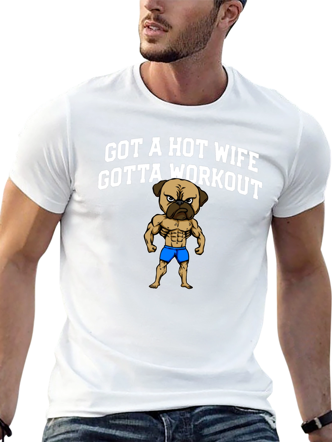 Got a Hot Wife Gotta Workout T-Shirt
