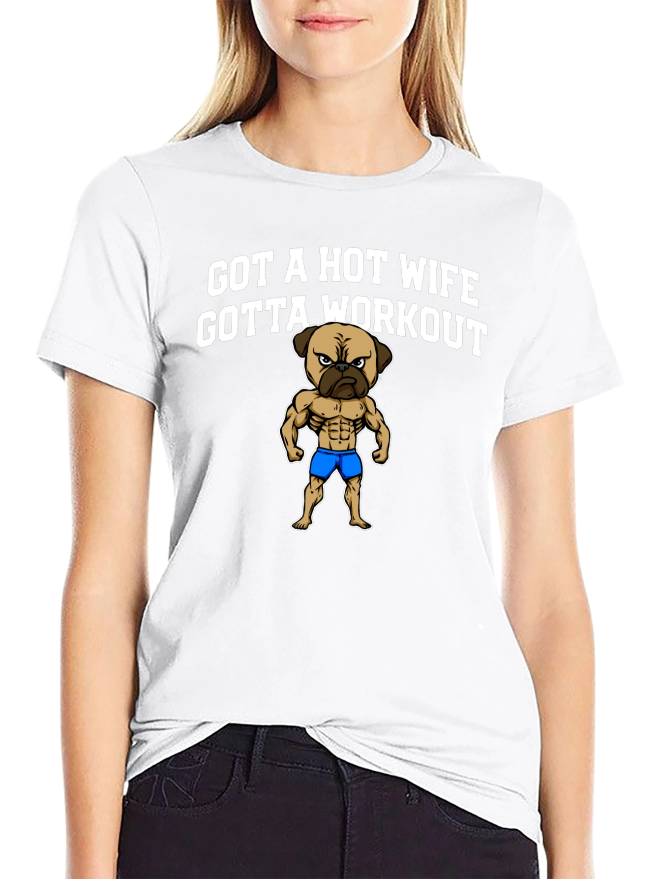 Got a Hot Wife Gotta Workout T-Shirt