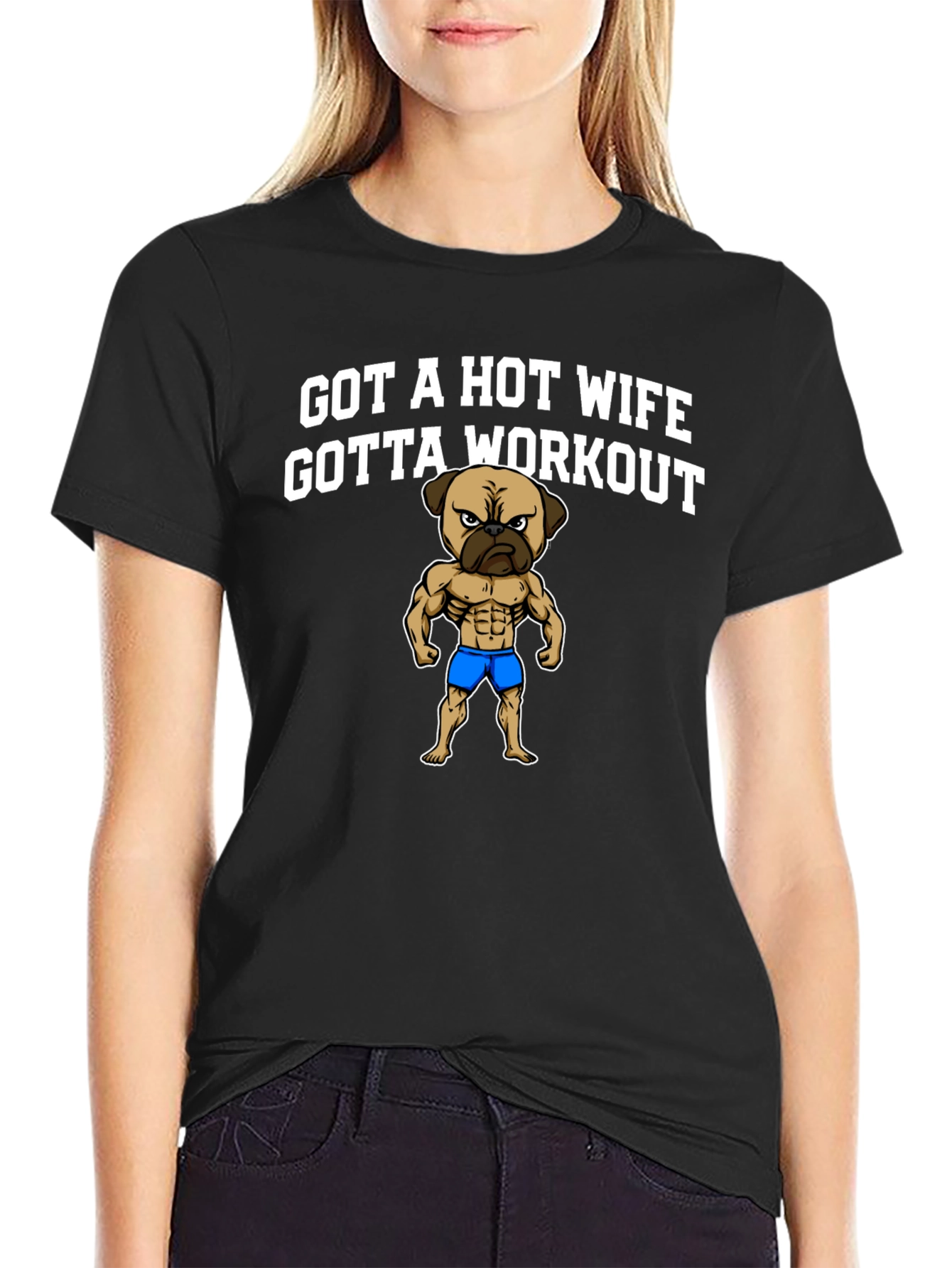 Got a Hot Wife Gotta Workout T-Shirt