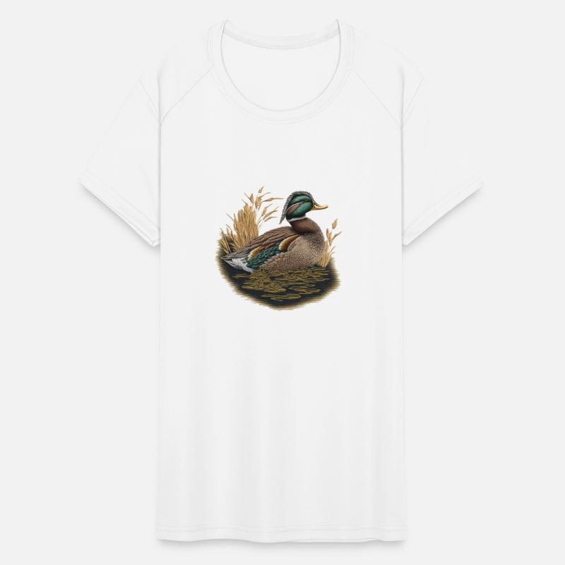 mallard duck in pond