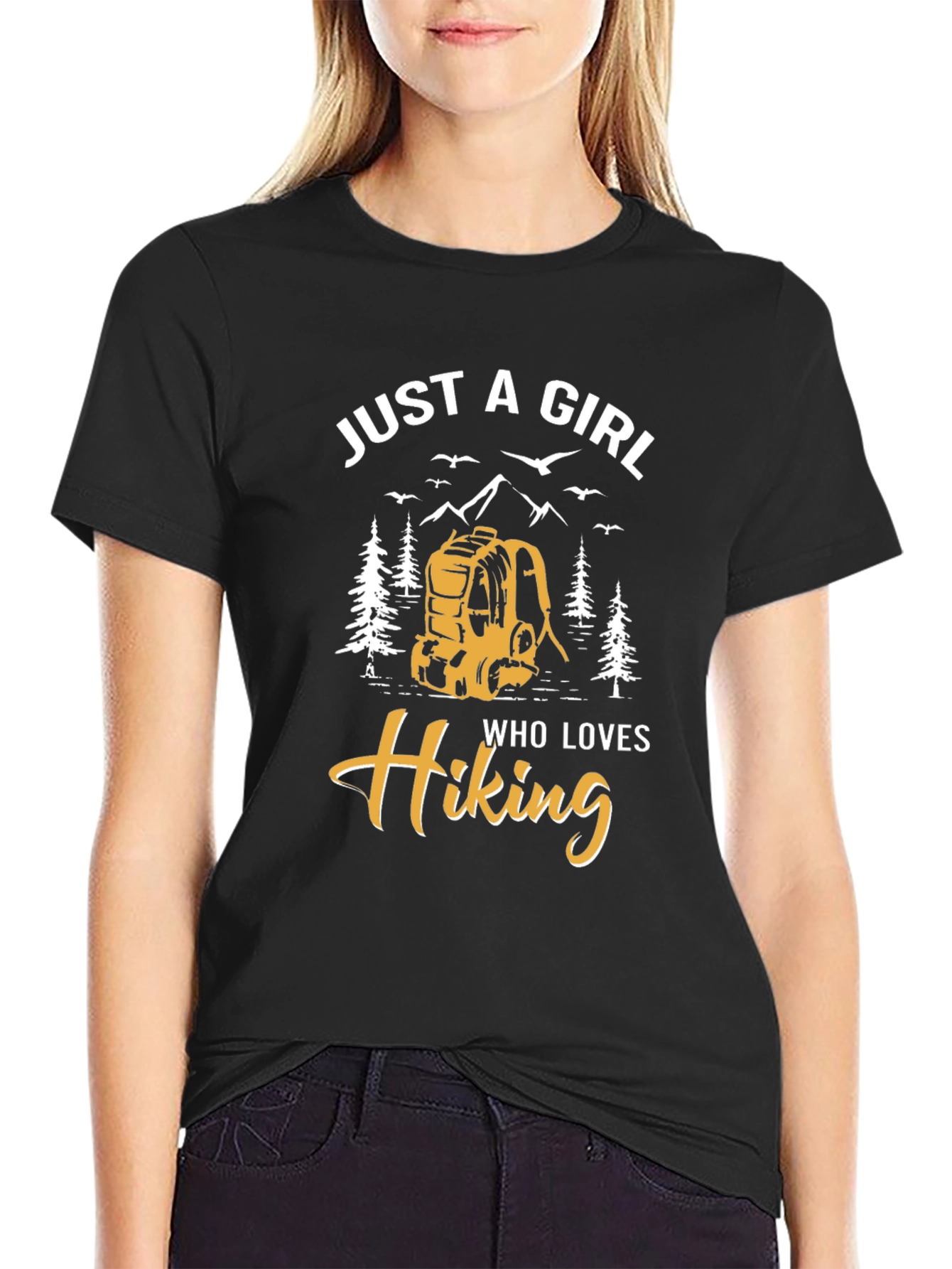 Just a Girl Who Loves Hiking T-Shirt