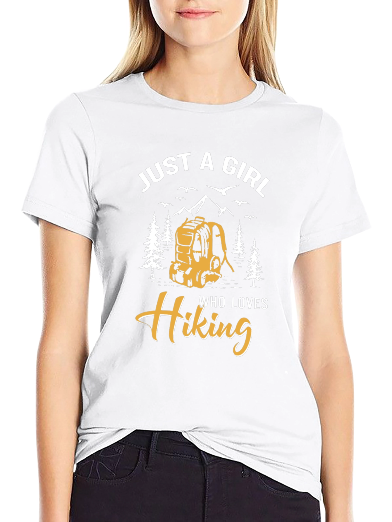 Just a Girl Who Loves Hiking T-Shirt
