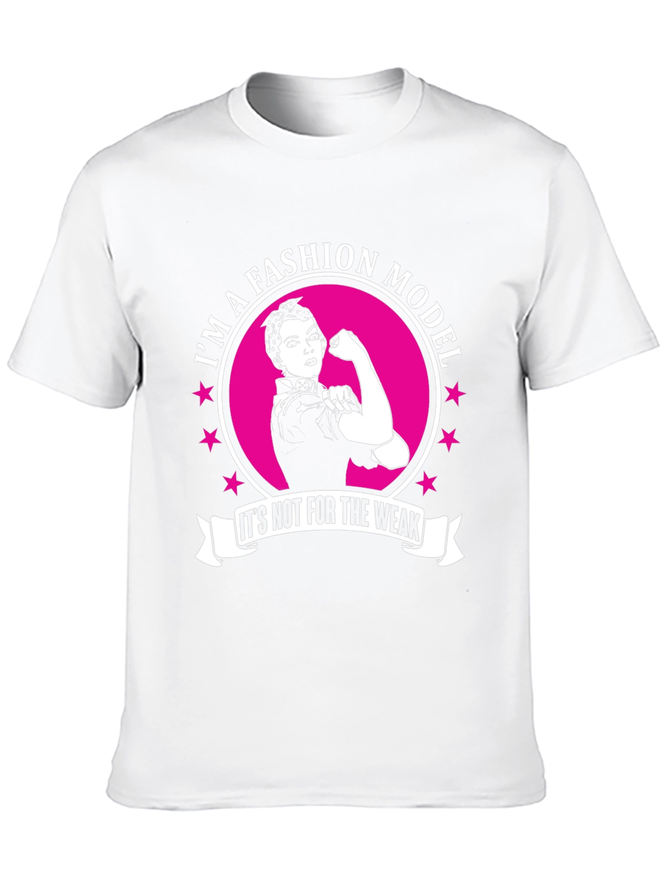 Fashion Model Strong Woman Graphic T-Shirt