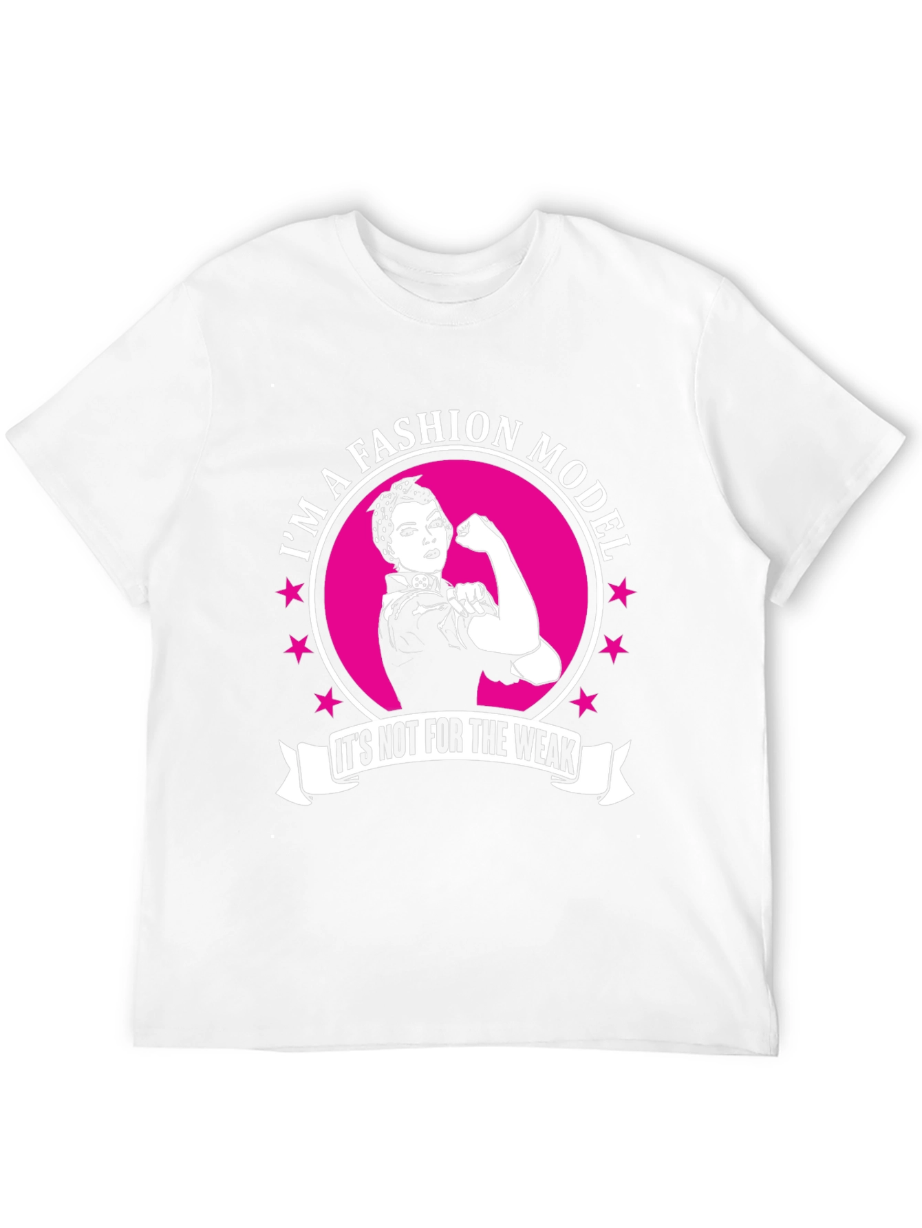 Fashion Model Strong Woman Graphic T-Shirt