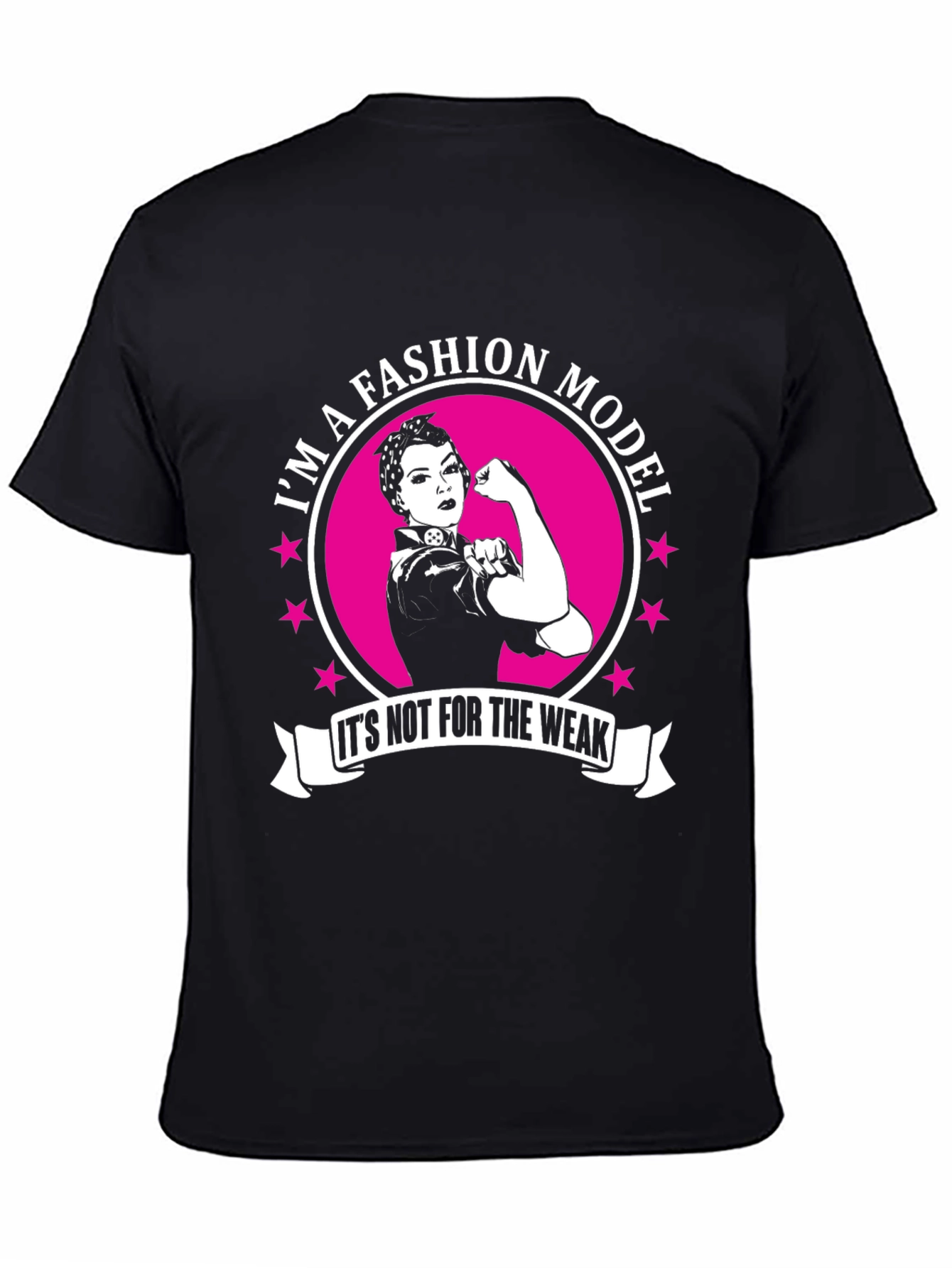 Fashion Model Strong Woman Graphic T-Shirt