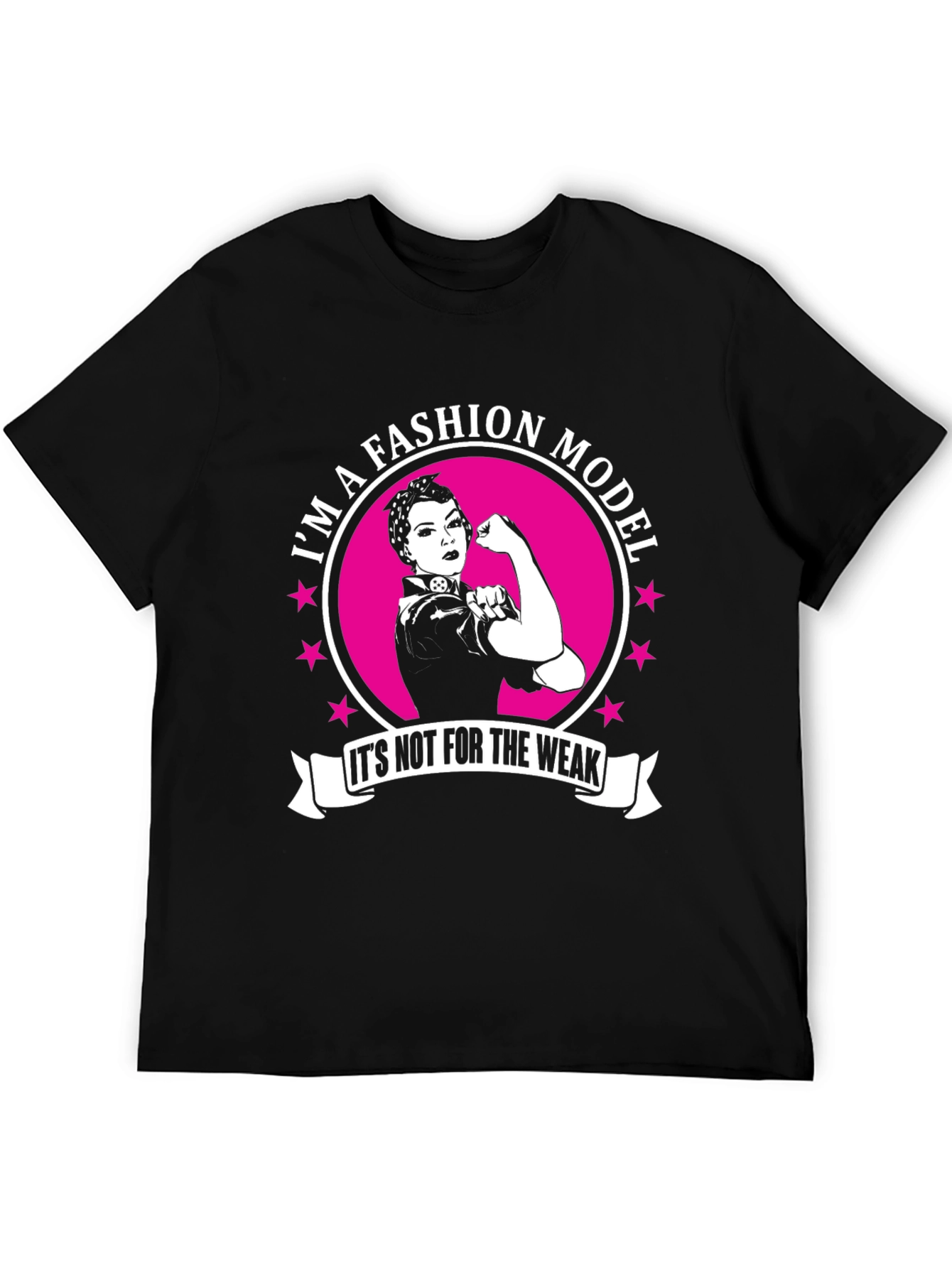 Fashion Model Strong Woman Graphic T-Shirt