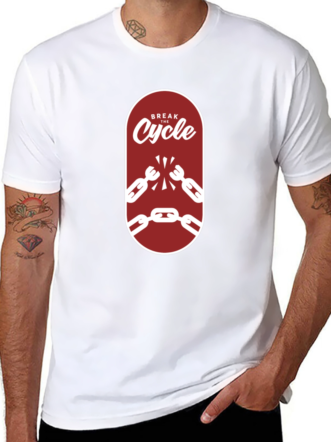 Break the Cycle Graphic T-Shirt