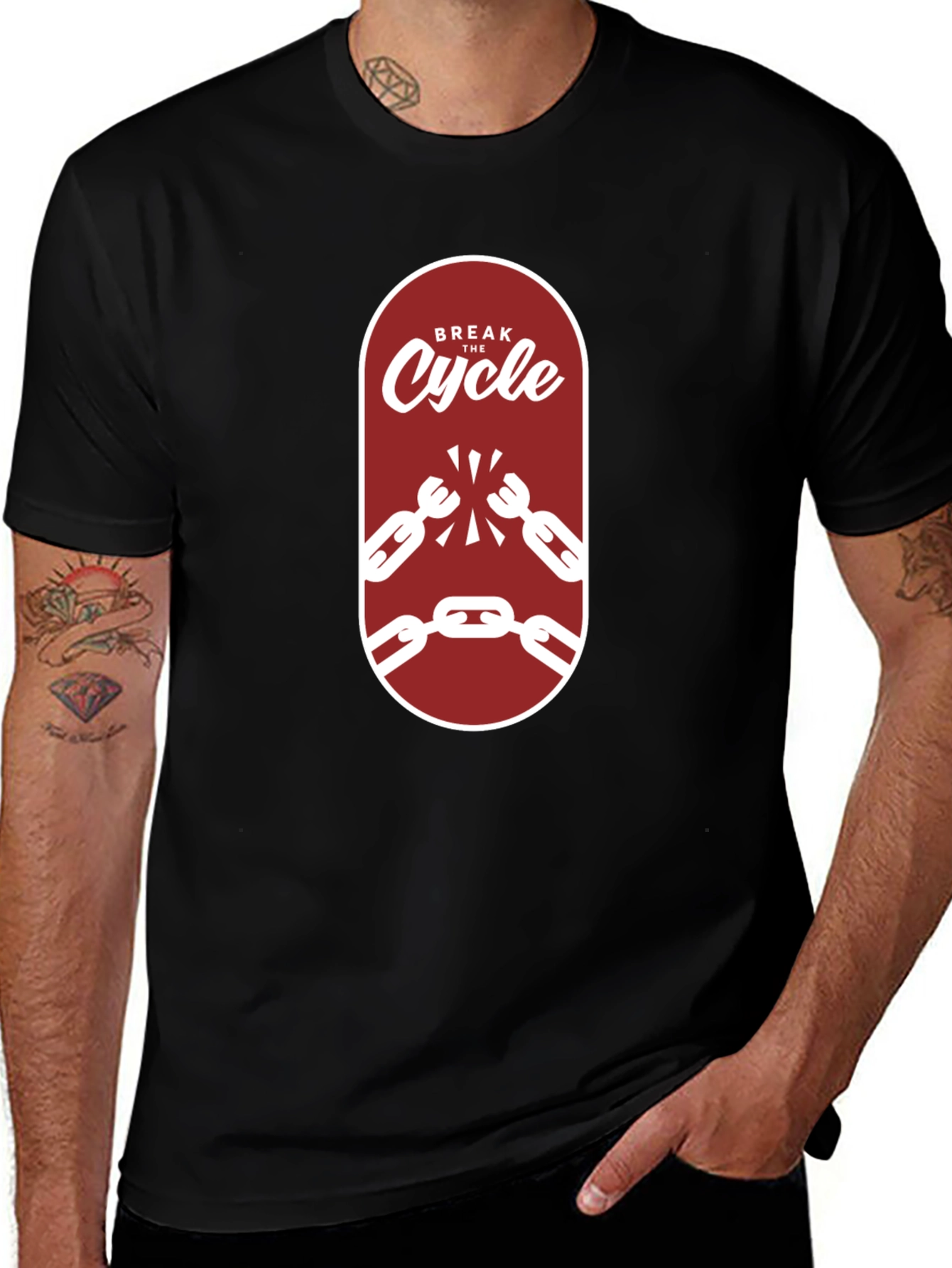 Break the Cycle Graphic T-Shirt