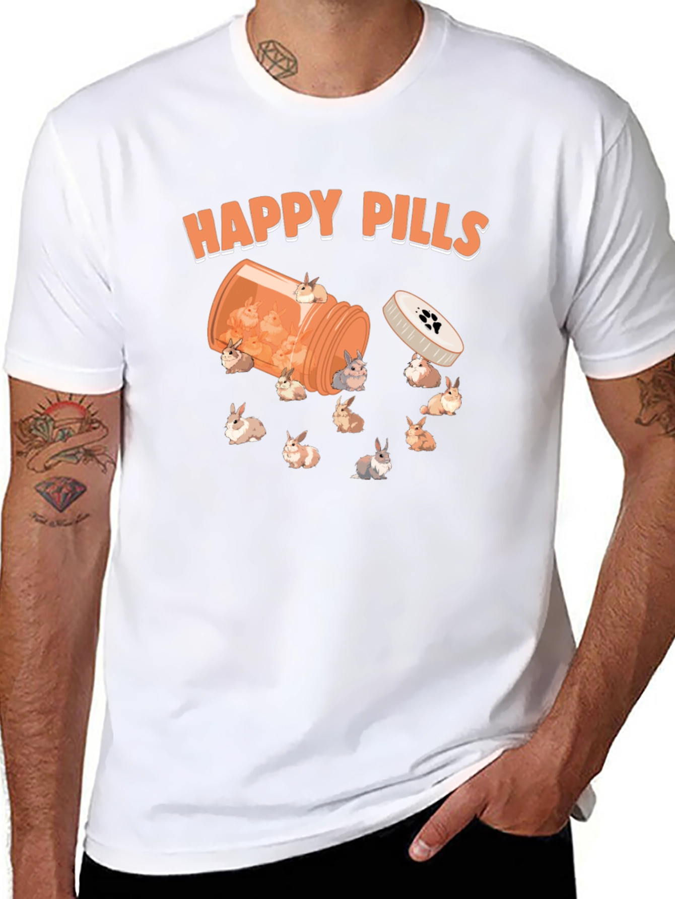 Happy Pills Bunny T-Shirt