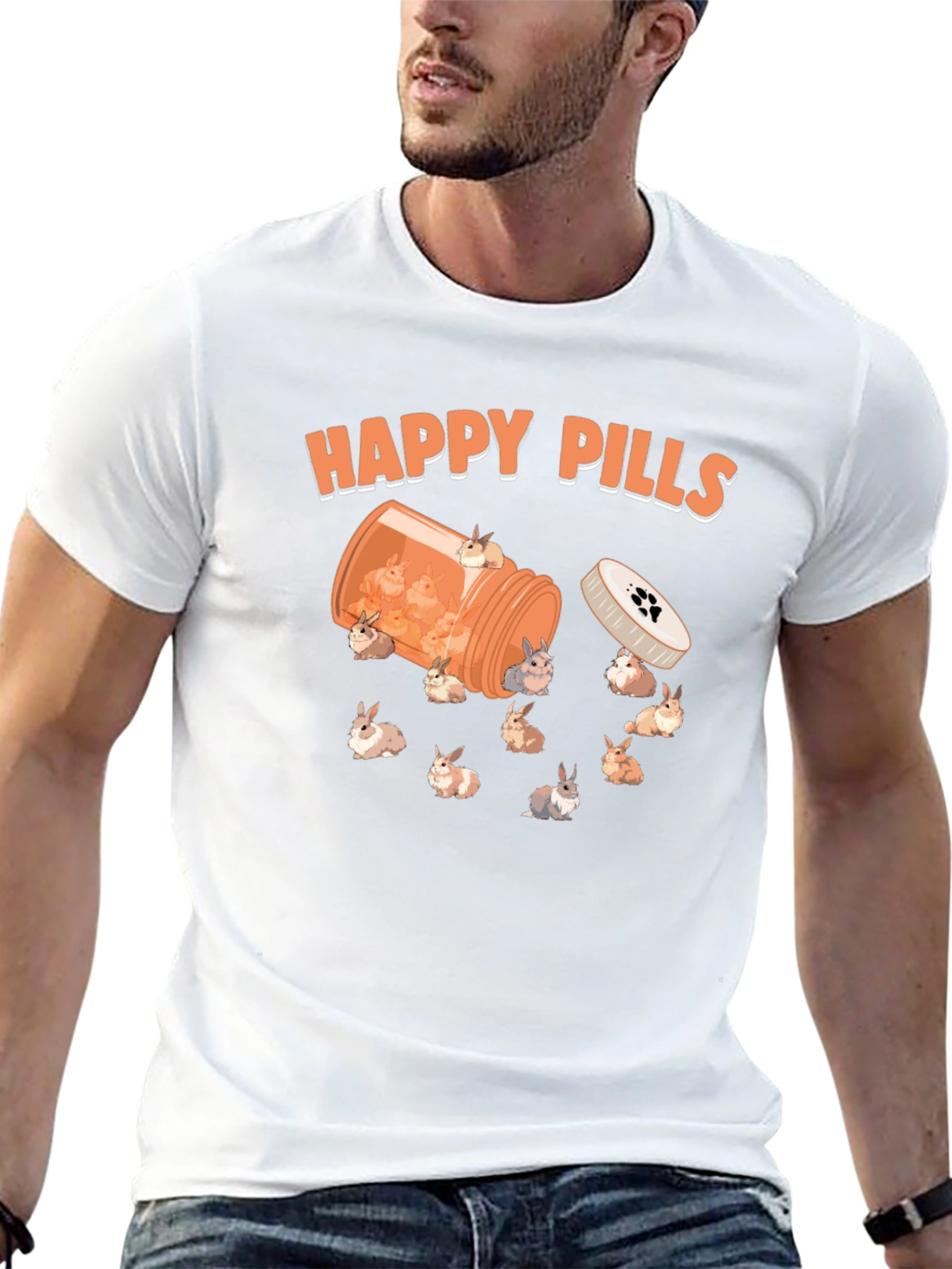 Happy Pills Bunny T-Shirt
