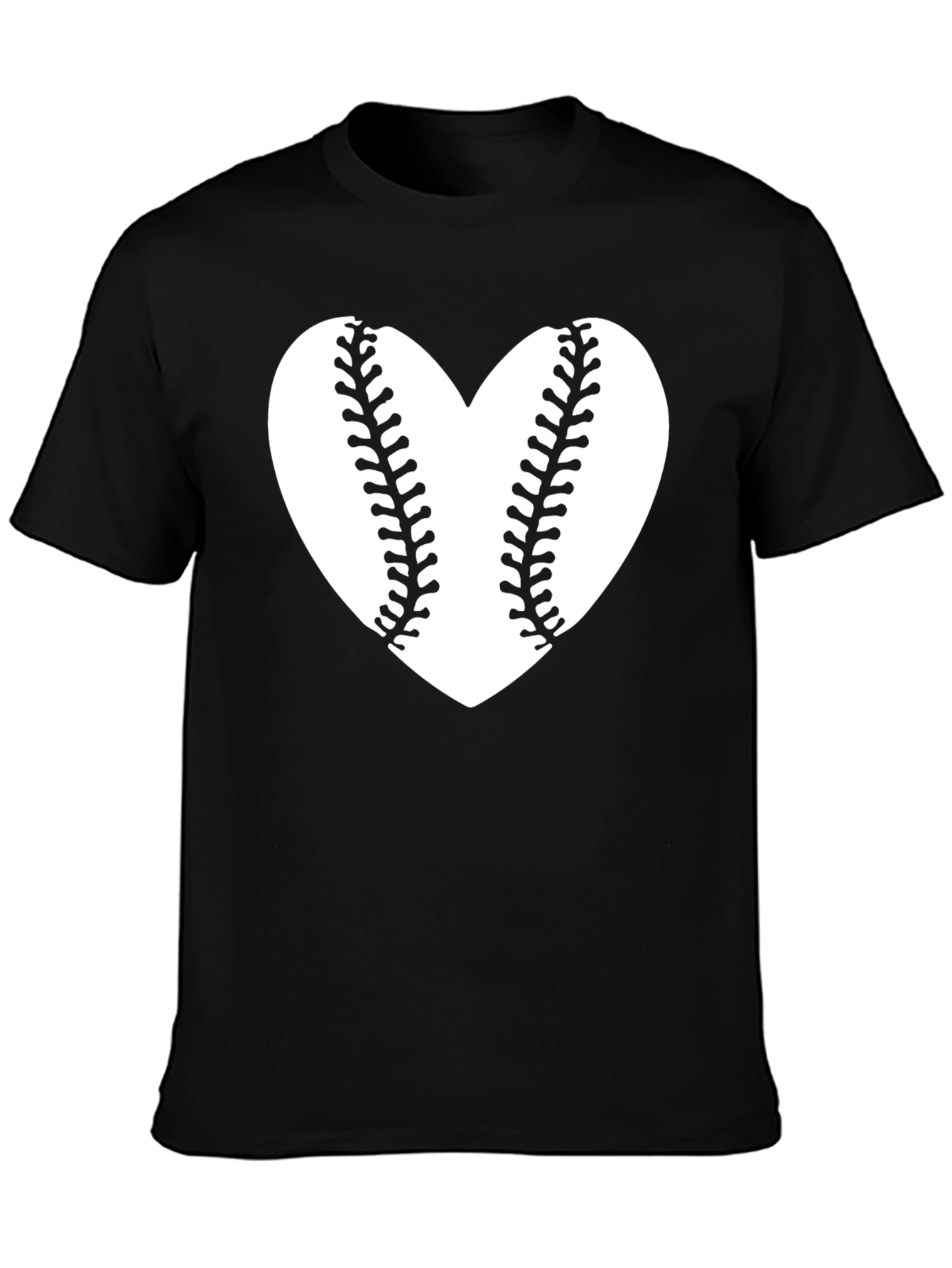 Baseball Heart Graphic T-Shirt - Stylish Sports Tee