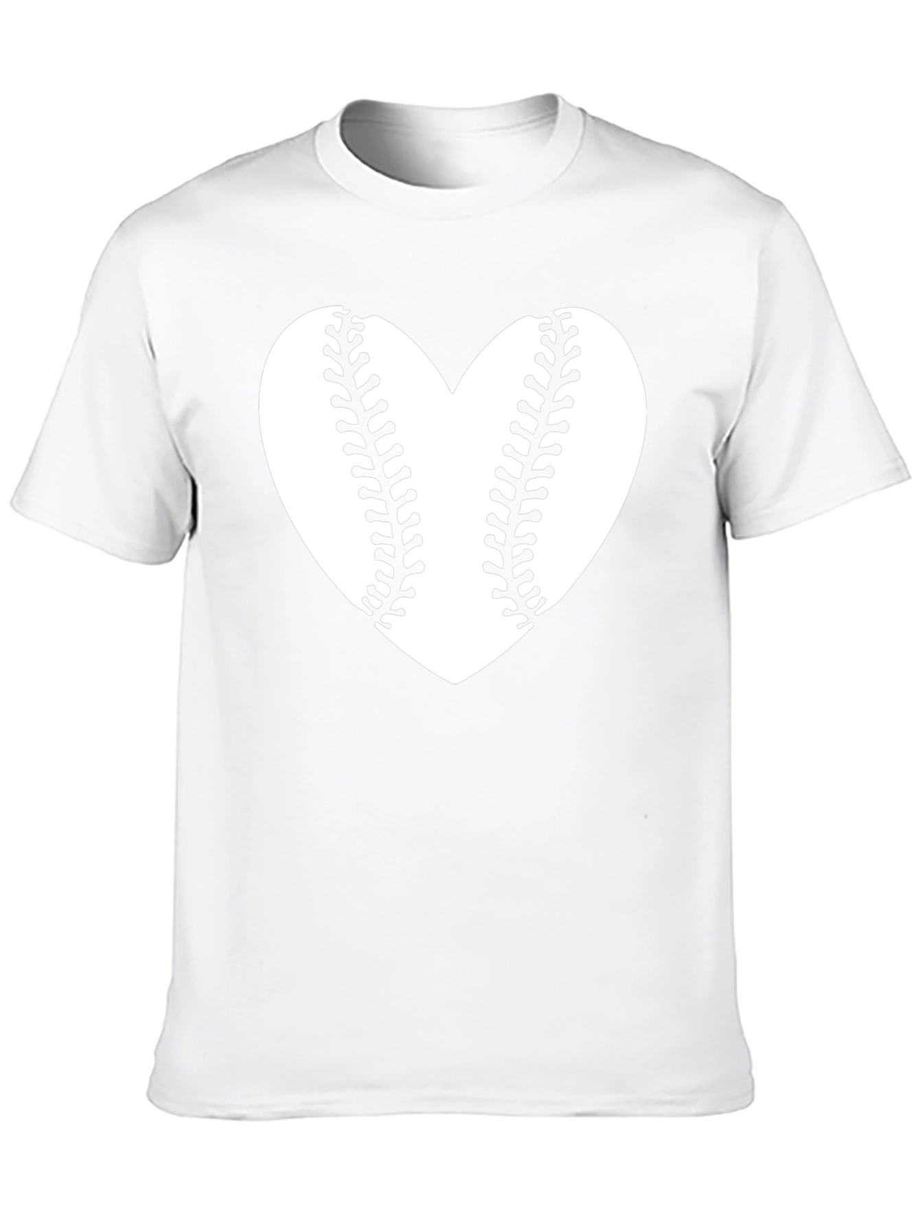 Baseball Heart Graphic T-Shirt - Stylish Sports Tee