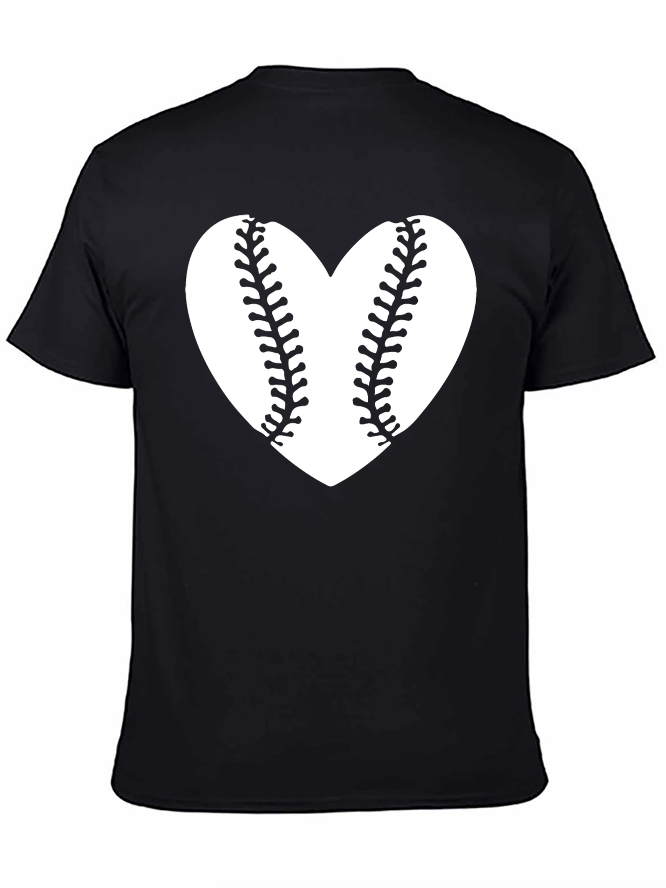 Baseball Heart Graphic T-Shirt - Stylish Sports Tee
