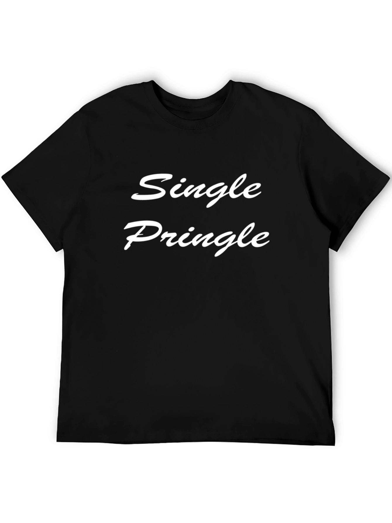 Single Pringle Graphic T-Shirt - Black Cotton Tee