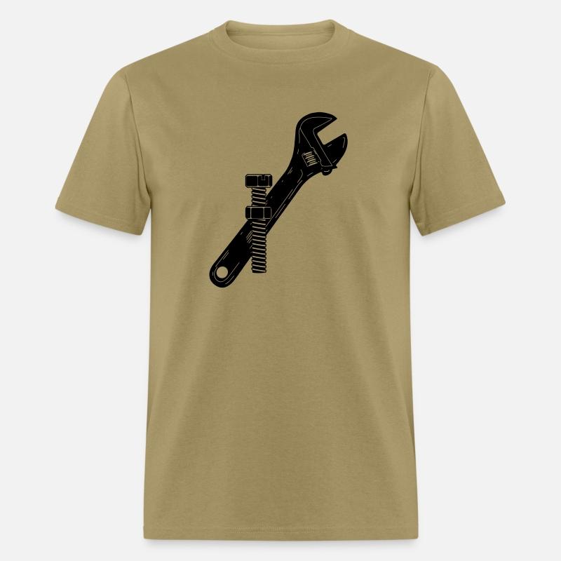 Mechanic logo with nut and bolt