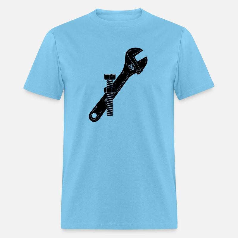 Mechanic logo with nut and bolt