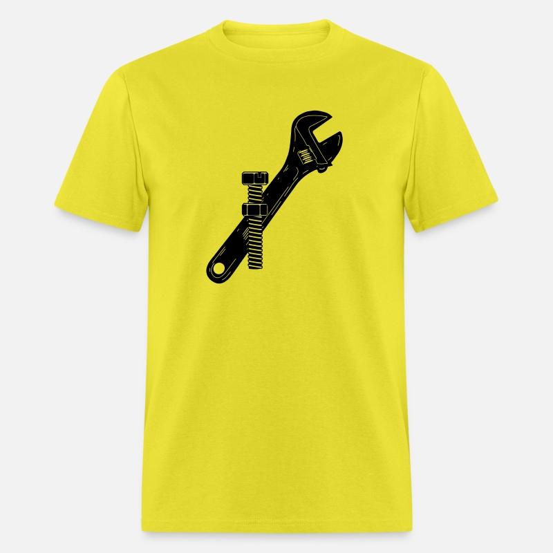 Mechanic logo with nut and bolt