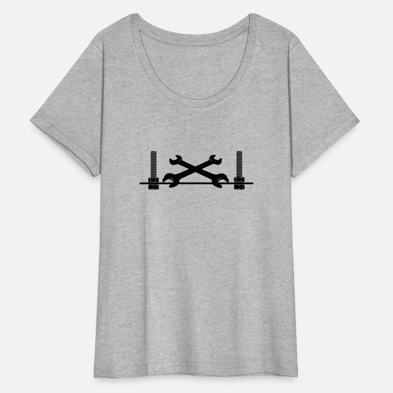 Mechanic logo with two crossed wrenches
