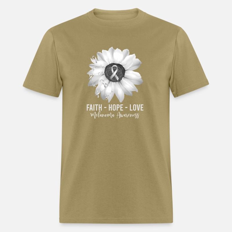 Melanoma Awareness Flower Shirts Melanoma Wo
