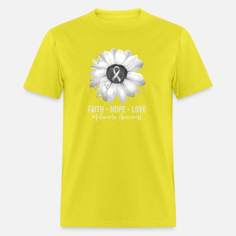Melanoma Awareness Flower Shirts Melanoma Wo