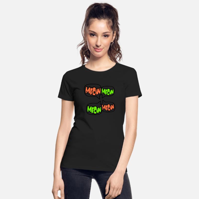 Meow Cat Speech Bubble Cartoon Text Quote Comic