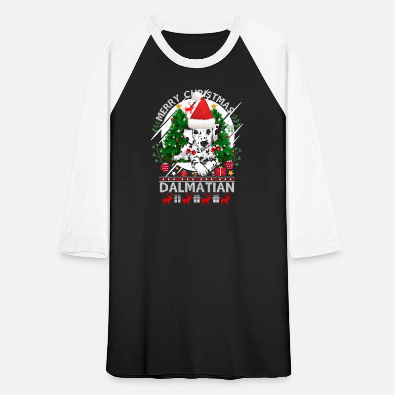 merry christmas dalmatian dog shirt design