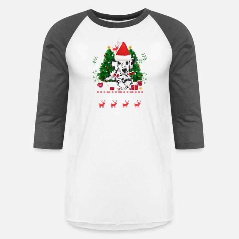 merry christmas dalmatian dog shirt design