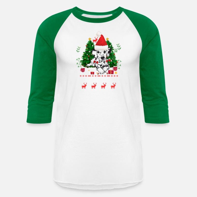 merry christmas dalmatian dog shirt design