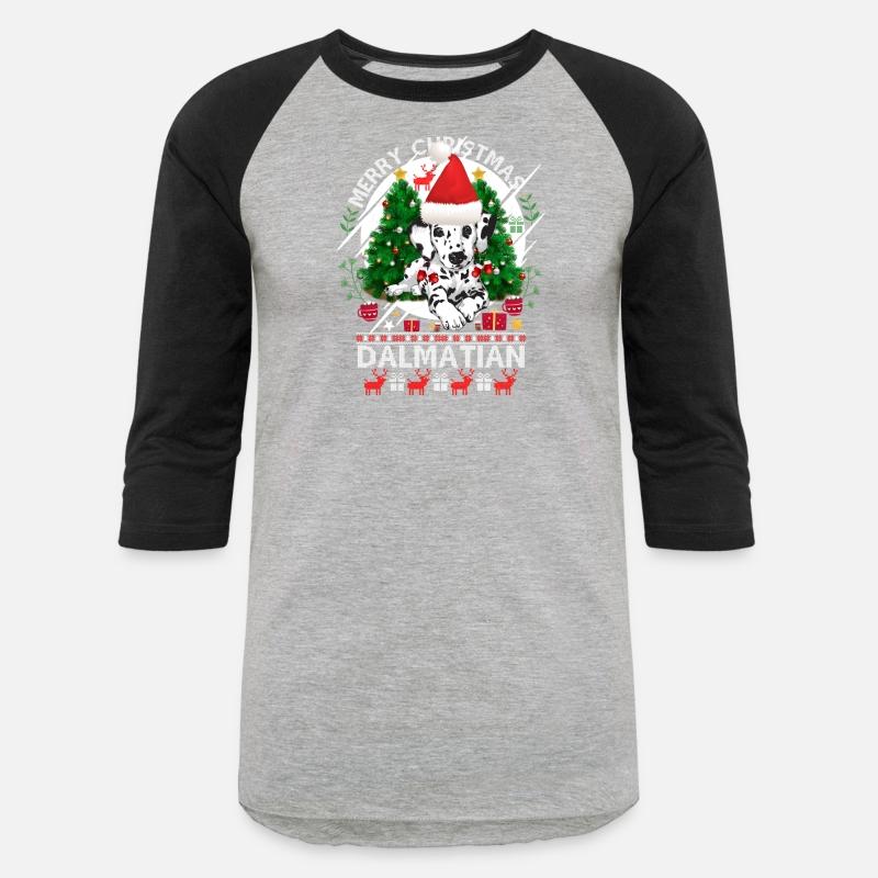 merry christmas dalmatian dog shirt design